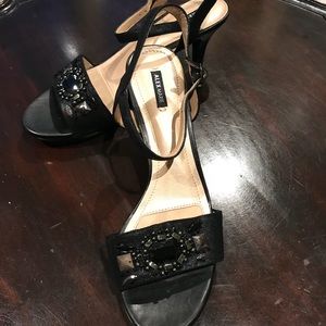 Alex Marie Black Heel Sandals
